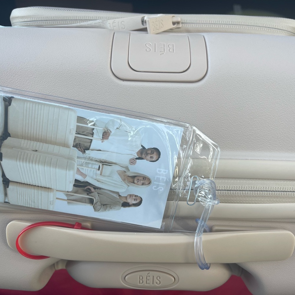 Beis carry on roller luggage